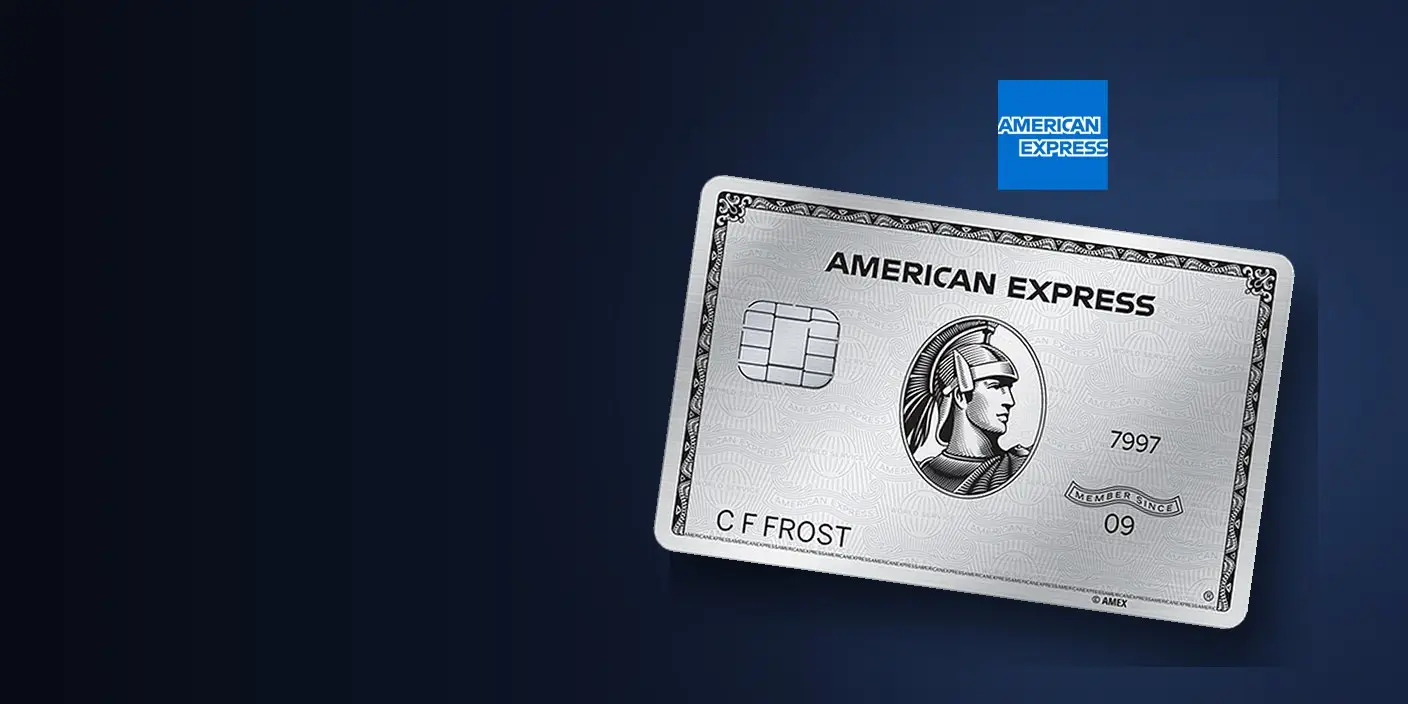 American Express Platinum Card mit Original-Logo