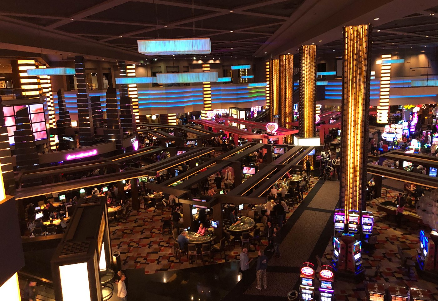 Eleganter Casino-Spielboden in Las Vegas