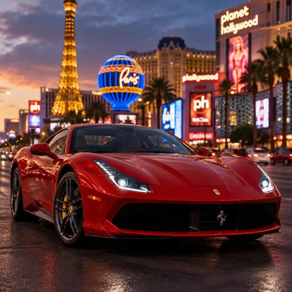 Sportwagen in Las Vegas