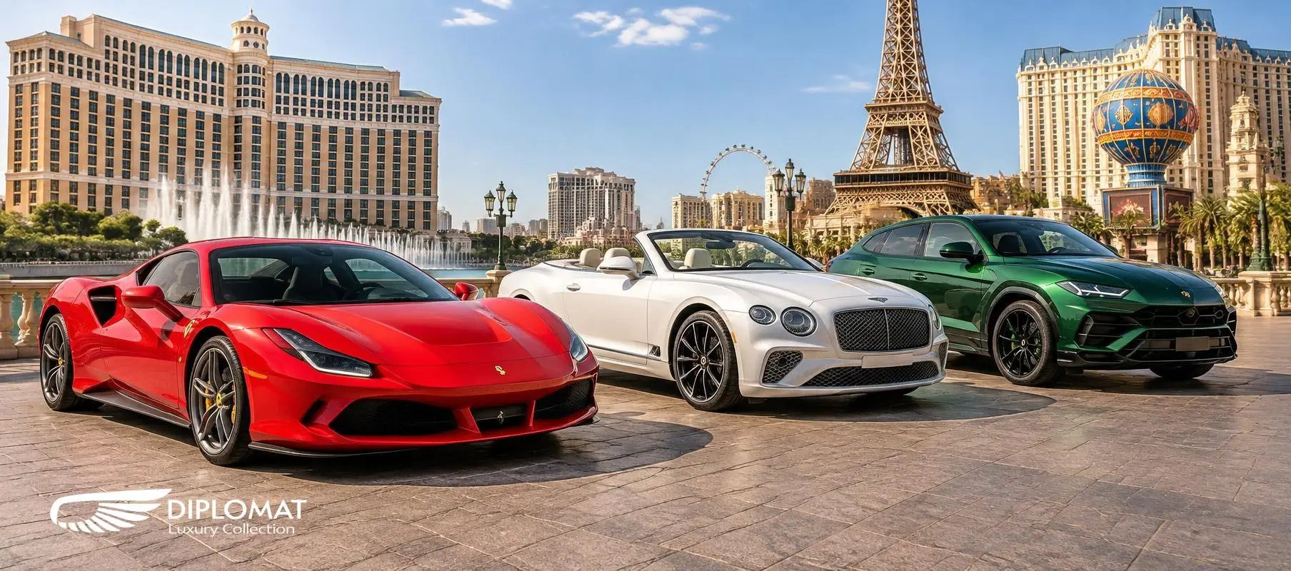 Diplomat Exotic Rentals – Luxusautos am Las Vegas Strip (Symbolbild) in Las Vegas