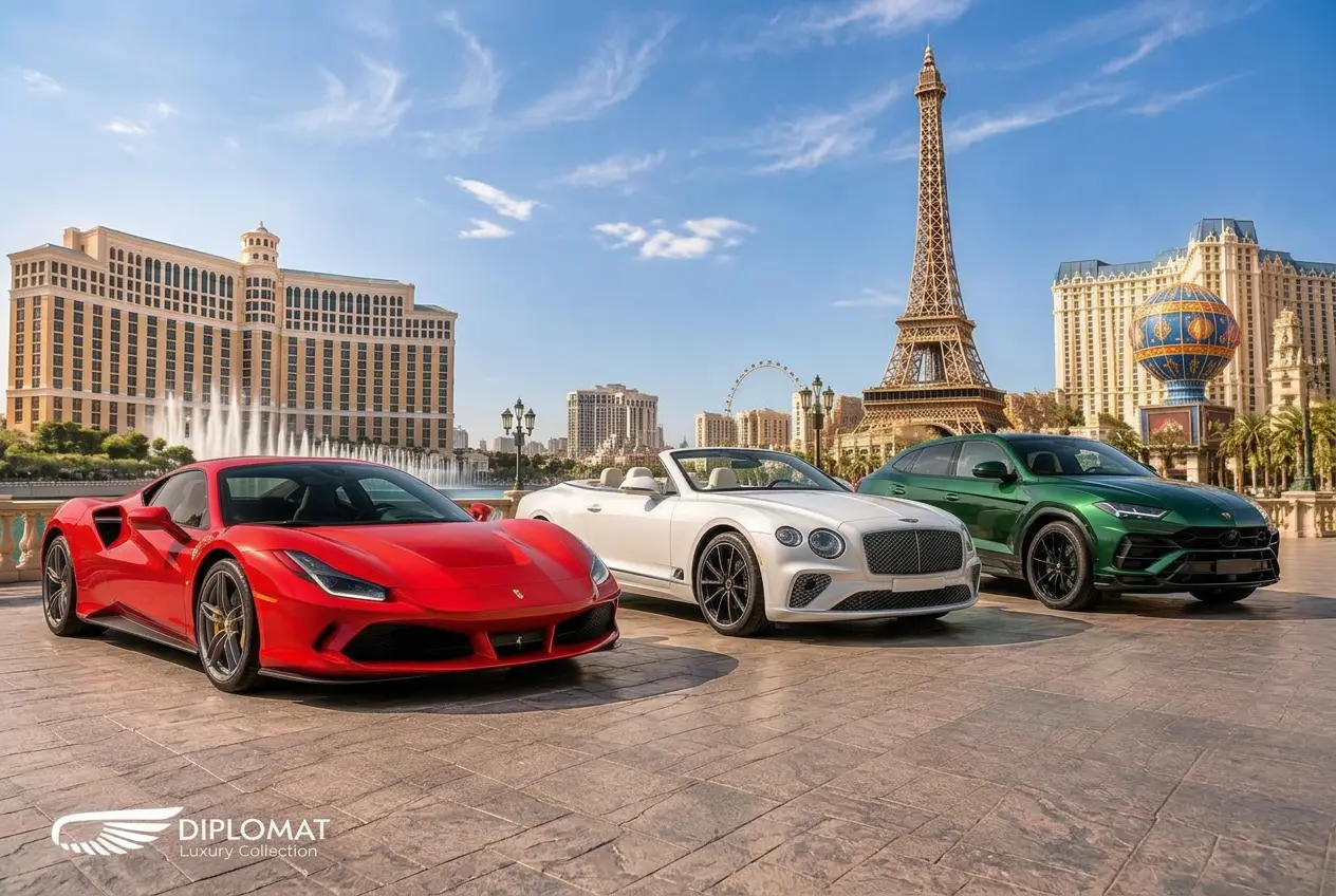 Diplomat Exotic Rentals – Luxusautos am Las Vegas Strip (Symbolbild) in Las Vegas
